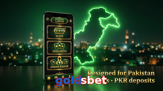 Main screen of Goldsbet pk page for PK players