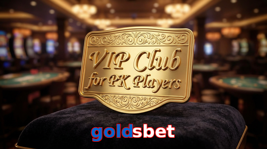 Main screen of Goldsbet vip page for PK players